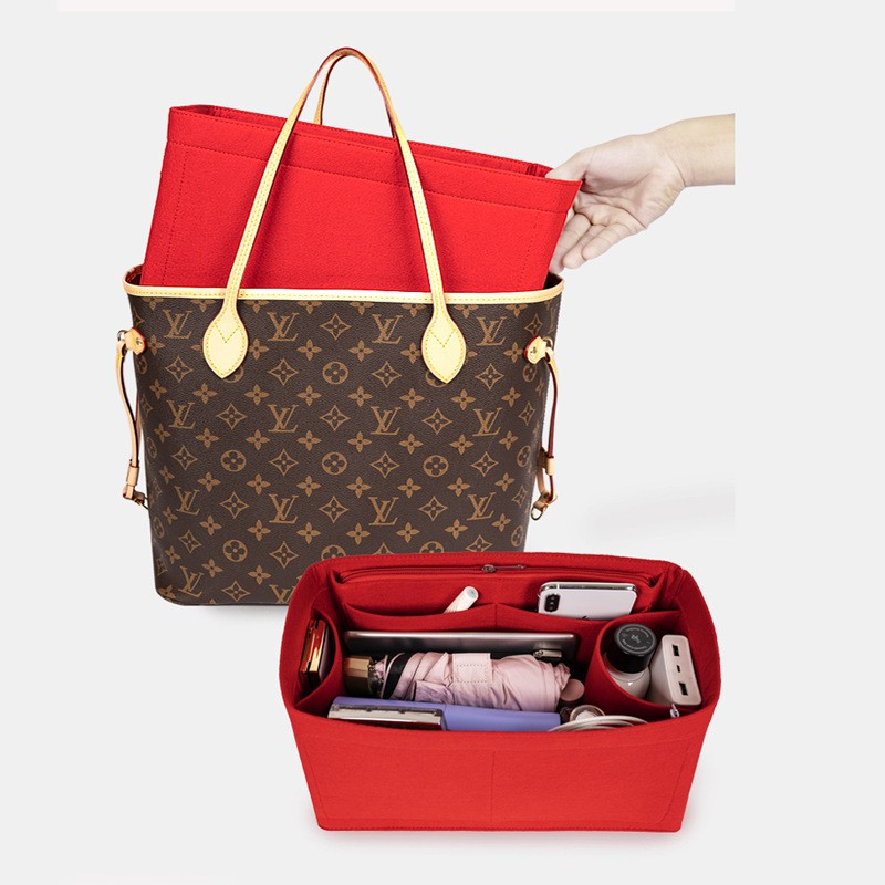 Bag organizer NEVERFULL sidezip bag in Bag organiser tas dalam tas  totebag PM MM GM