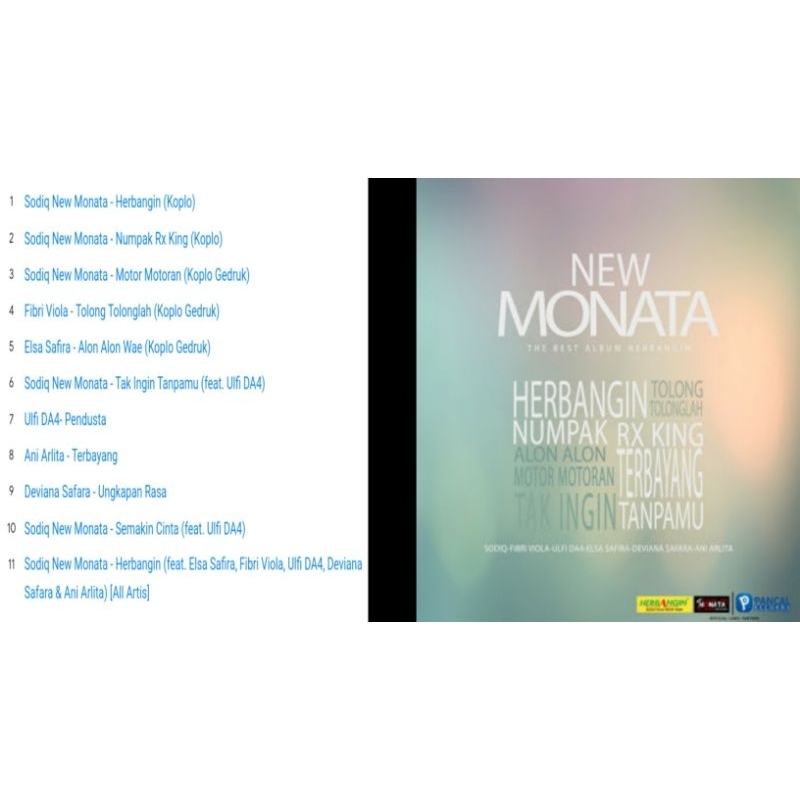cd monata album new monata herbangin 2019