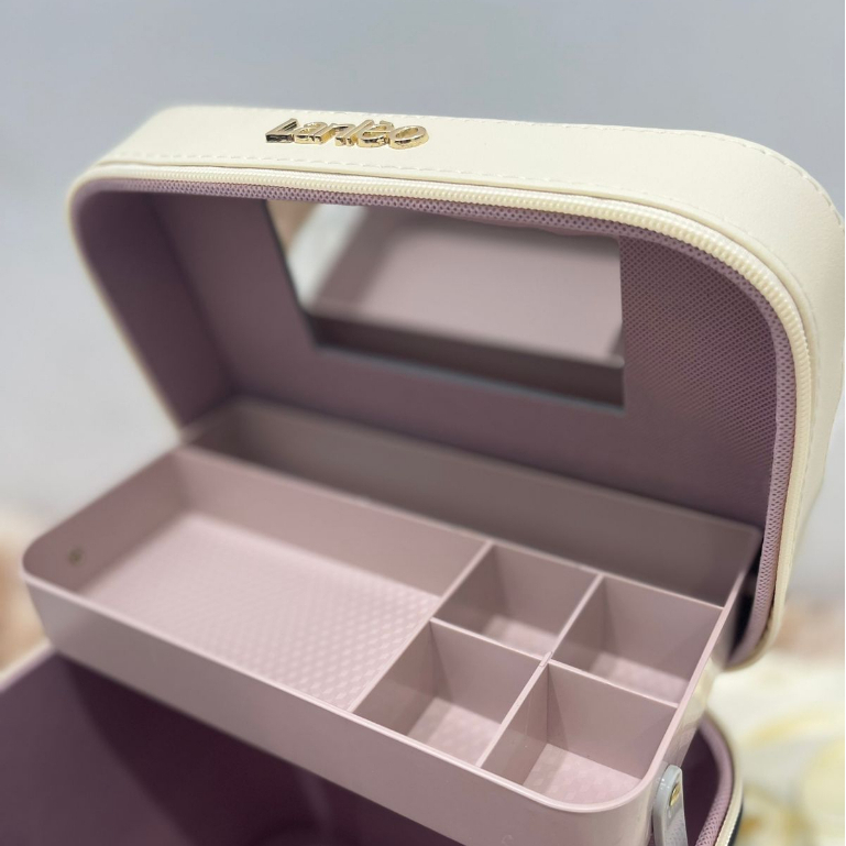 MB-B2261 Kotak kosmetik / Tempat Make Up / Beauty Case/1 Tingkat Baby 22.5x17.5x23.5cm