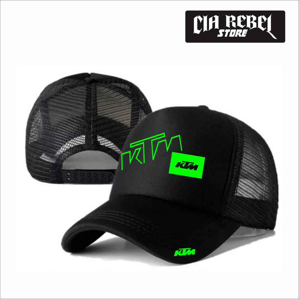Topi Jaring Trucker Ktm Racing Hijau