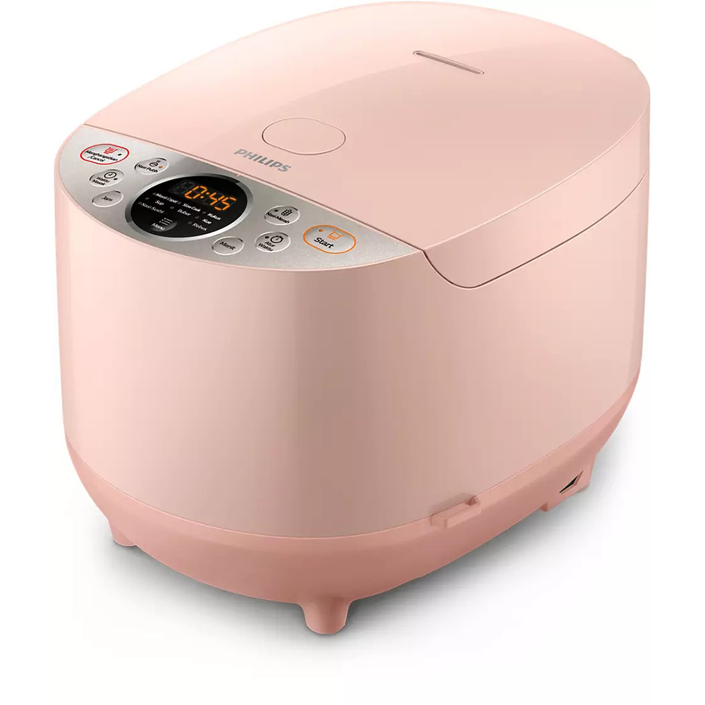 Philips HD4515/90 – Rice Cooker Digital 1.8 Liter 10 Menu Pink