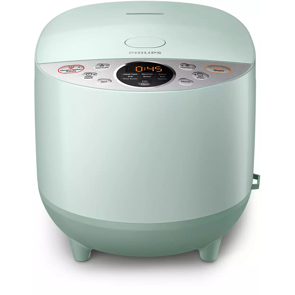 Philips HD4515/85 – Rice Cooker Digital 1.8 Liter 10 Menu Green