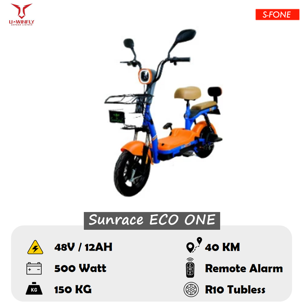 Sunrace ECO ONE Sepeda Listrik 500 Watt