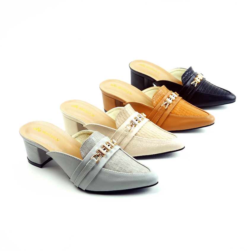 Sandal Wanita diva Heels Mule MT 19