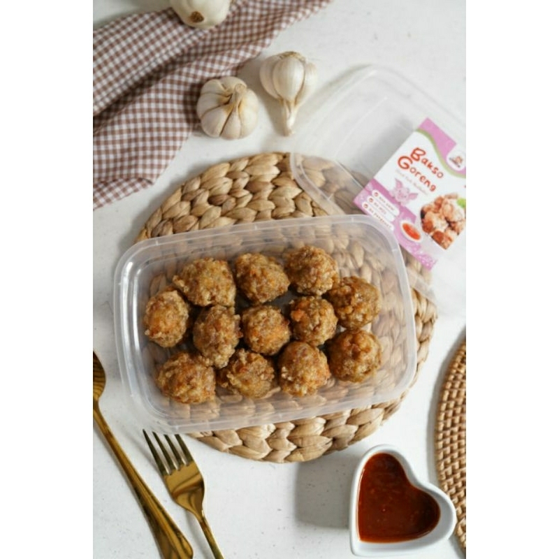 

Bakso babi goreng Freshmade 100% full isi tidak kopong
