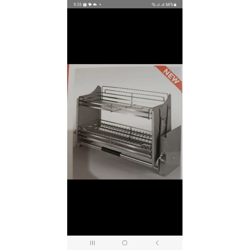 Rak tarik turun VITCO Pull multipurpose Rack slow motion XC 26260 kabinet 60cm