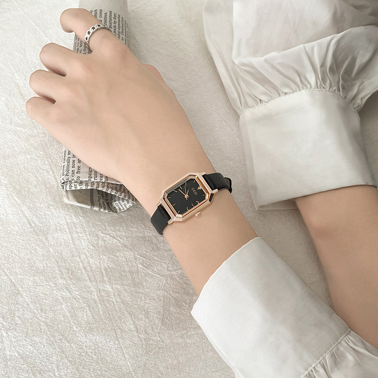 Jam tangan wanita GEDI SELENA tali kulit asli termurah bagus trend 2023