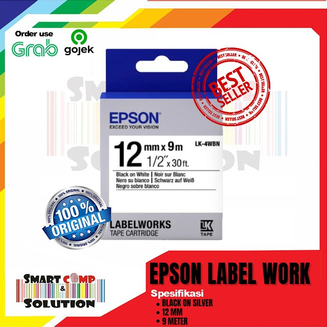 Pita Label Printer Epson 9mm 12mm 18mm 24mm