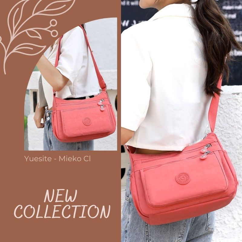 YUESITE MIEKO TAS SELEMPANG WANITA POLOS SLINGBAG IMPORT CROSSBOY BAG