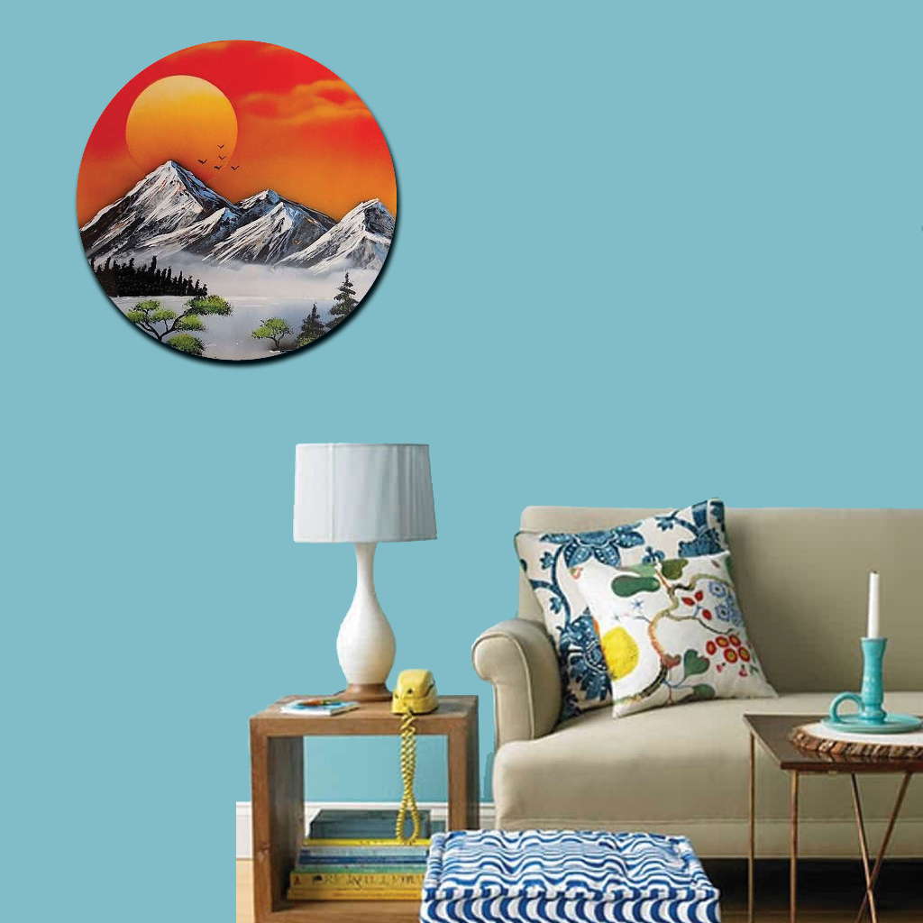WALLDECOR MURAH JUMBO  / HIASAN DINDING JUMBO LUKISAN PEMANDANGAN / BINGKAI POSTER