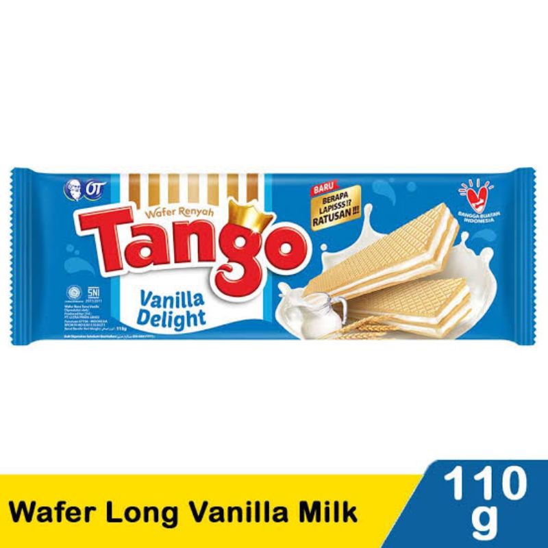 

Tango Long Wafer Rasa Vanilla 110 Gram (1Pcs)