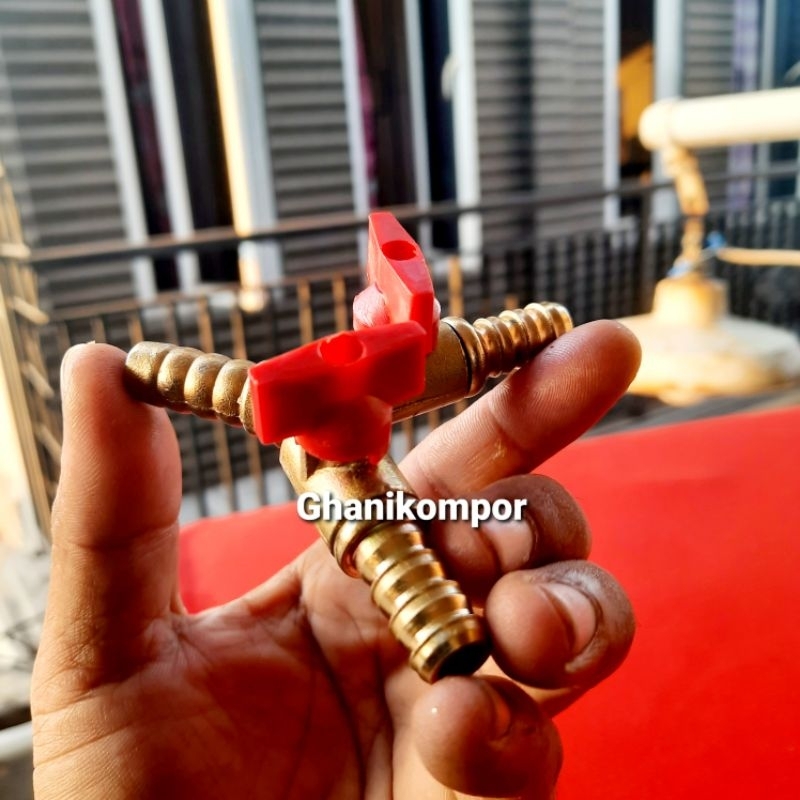 sambungan Selang gas dengan stop kran - Sambungan Selang kompor gas- Sambungan Selang Minyak oli