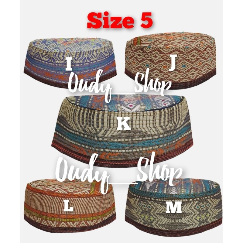 Peci Songkok Kopiah Size 5 Songket Etnik Lombok