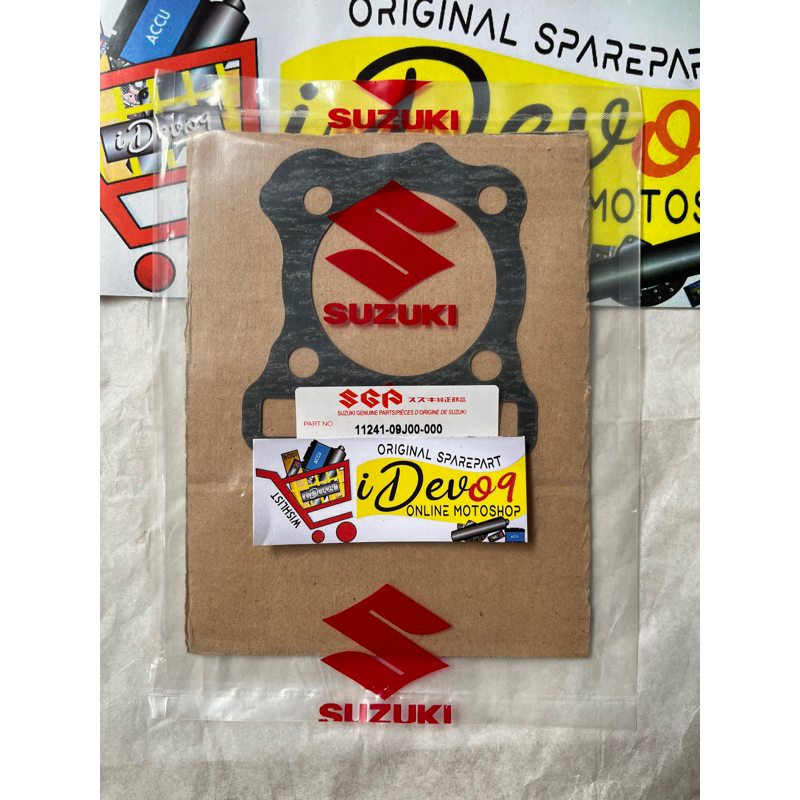 Paking Gasket Blok Piston Seher Suzuki Address 110 Original SGP