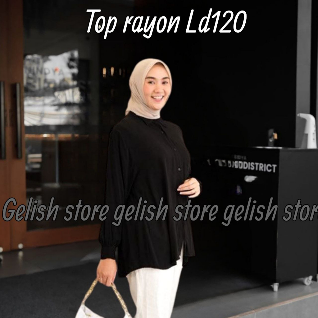 Kemeja Oversize wanita Top Rayon premium / Atasan Wanita Lengan Panjang / Starla Shirt kemeja/ kemeja polos wanita