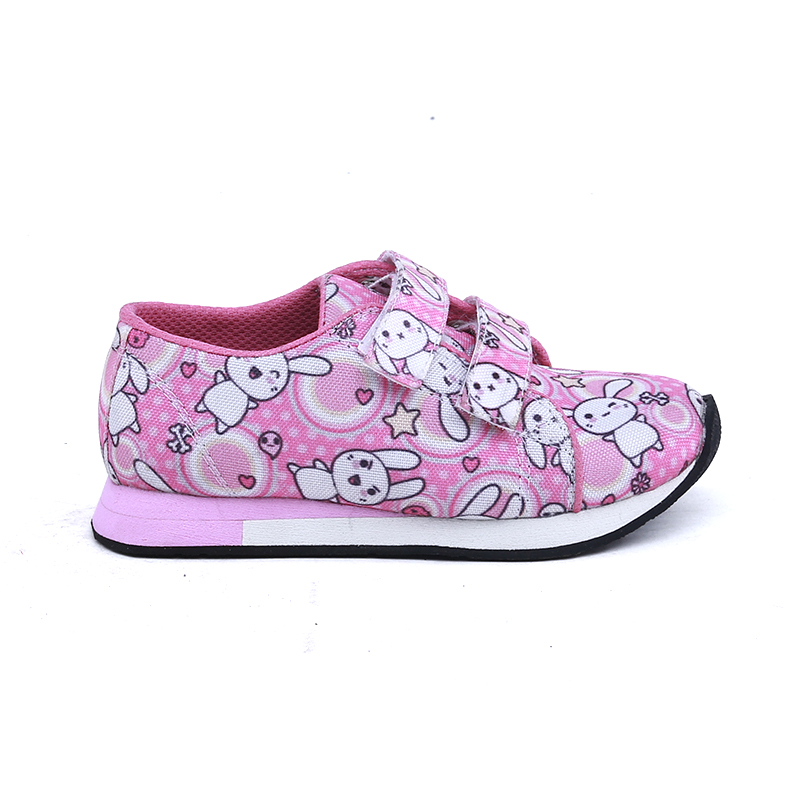 sepatu anak perempuan cewe wanita bergambar-motif-karekter pink lucu cantik