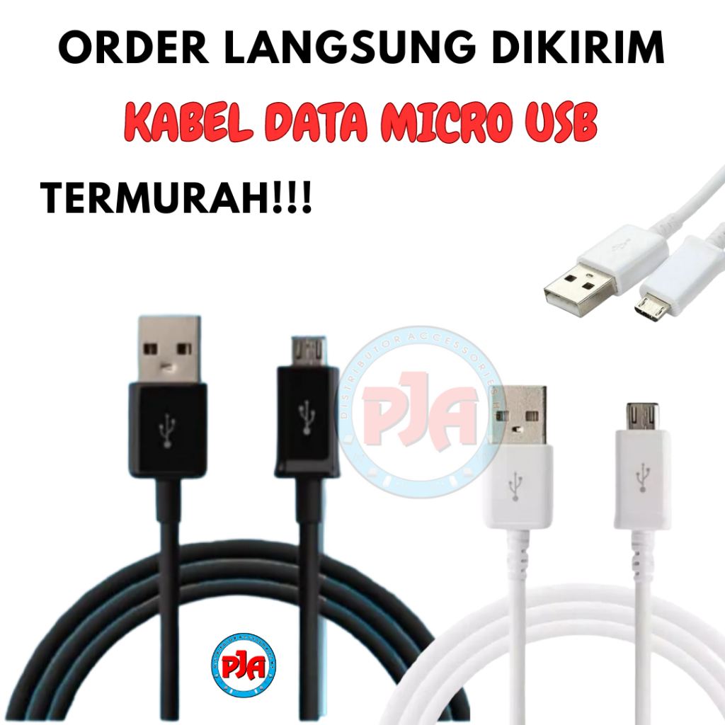 Kabel Data USB Micro Fast Charger Data Cable 2A Fast Charging Murah Pandawajayaacc