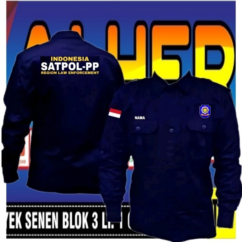 Kemeja satpol PP baju satpol PP seragam satpol PP Pdh satpol PP kemeja pol PP baju pol PP seragam po