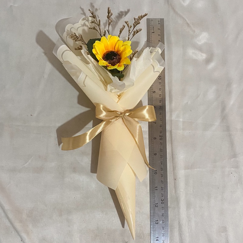 korean single bouquet murah bunga palsu