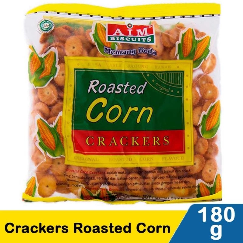 

Aim Crackers Roasted Corn 180G BBS