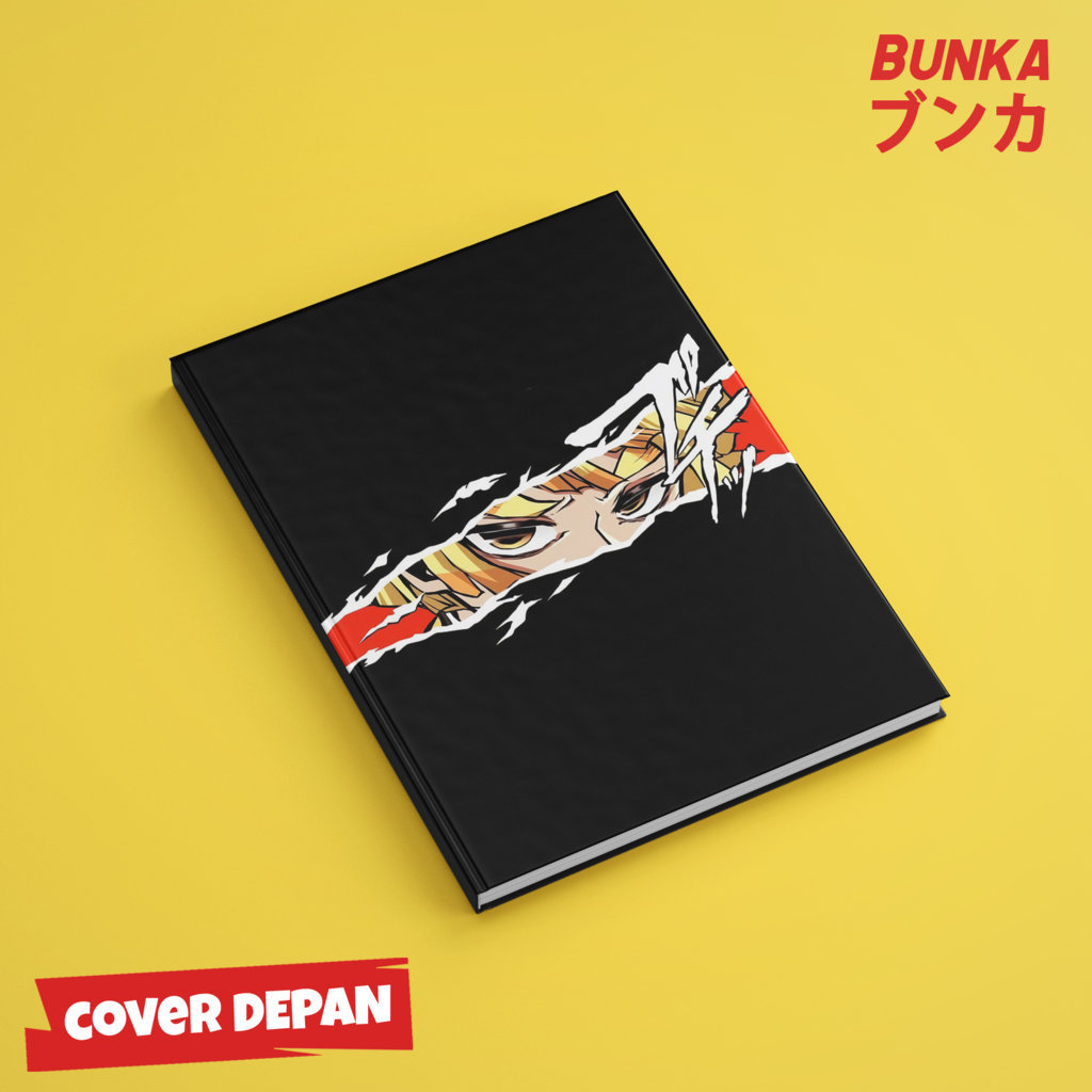 

Note Book Kimetsu no Yaiba Demon Slayer Character Zenitsu Action A5 Hardcover A5 Buku Tulis Catatan Notes Agenda Planner Jurnal vintage buku catatan story book kado anniversary valentine cowok cewek murah