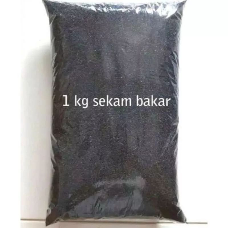 arang sekam media bakar / arang sekam / sekam bakar premium