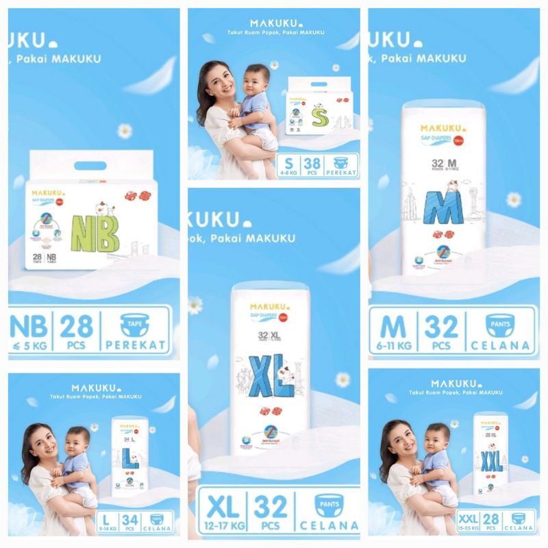 MAKUKU SLIM Nb/S/M/L/XL/XXL Tape/Pants