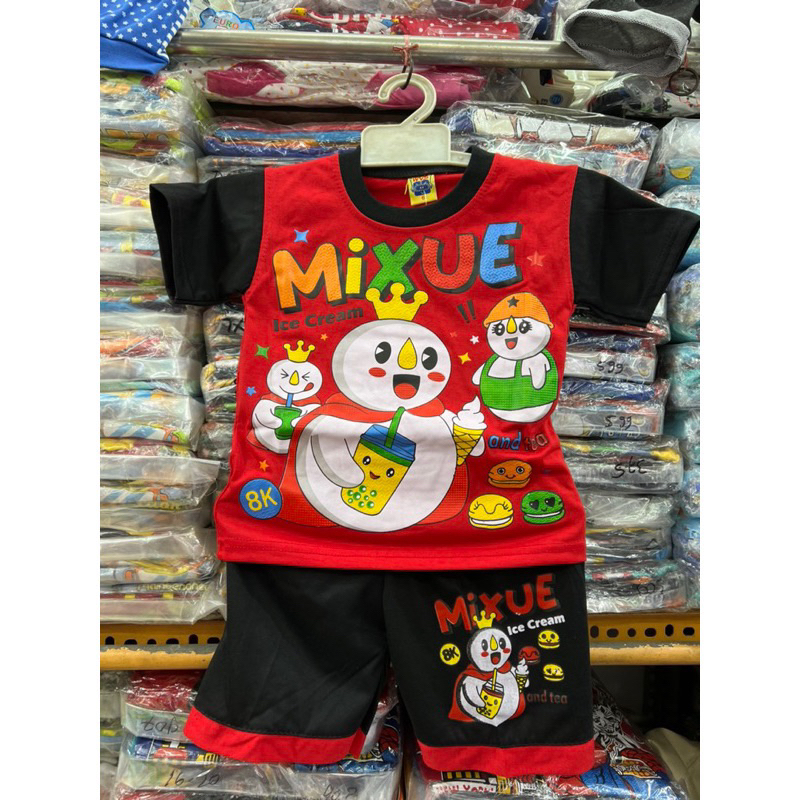 SETELAN ANAK MOTIF MIXUE KIDS ORI BEST SELLER