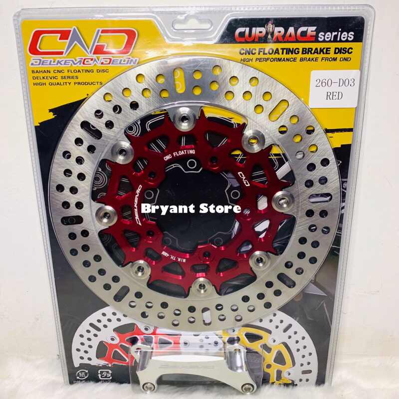 PIRINGAN CAKRAM DEPAN DELKEVIC 260MM D03 VARIO 125 NEW 150 NEW CNC FLOATING BRAKE DISK DISC BAUT 125NEW 150NEW VARIO125 VARIO150 LUBANG BAUT 5