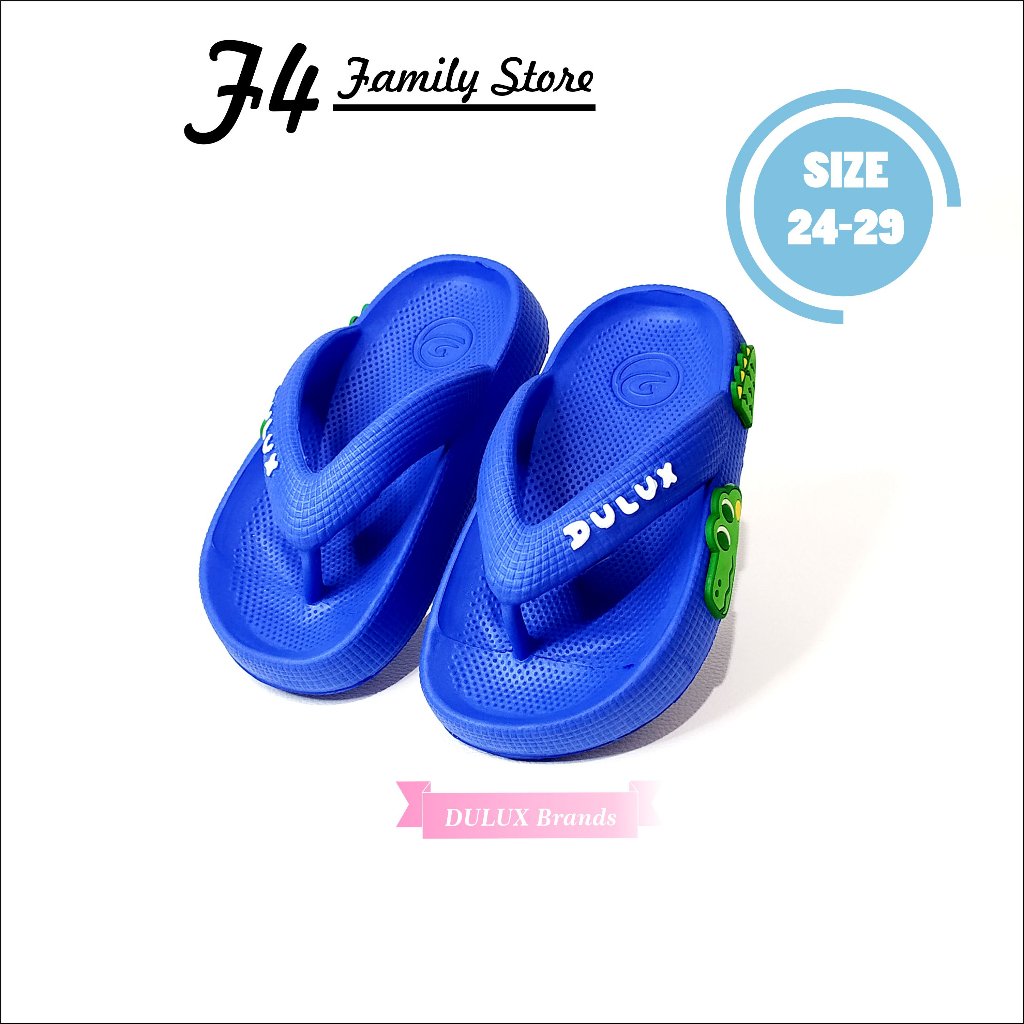 Sendal Anak Laki Laki Jepit Usia 3 5 Tahun Terbaru  Motif Buaya Slip On Jelly