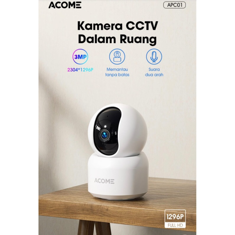 ACOME APC01 Smart Wifi Z 3MP Indoor Camera
