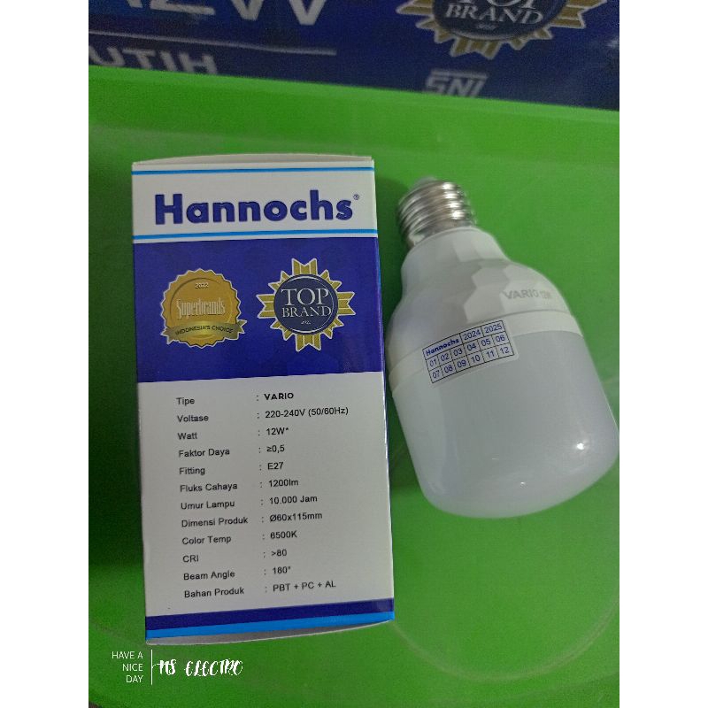 lampu led hannochs VARIO 12watt