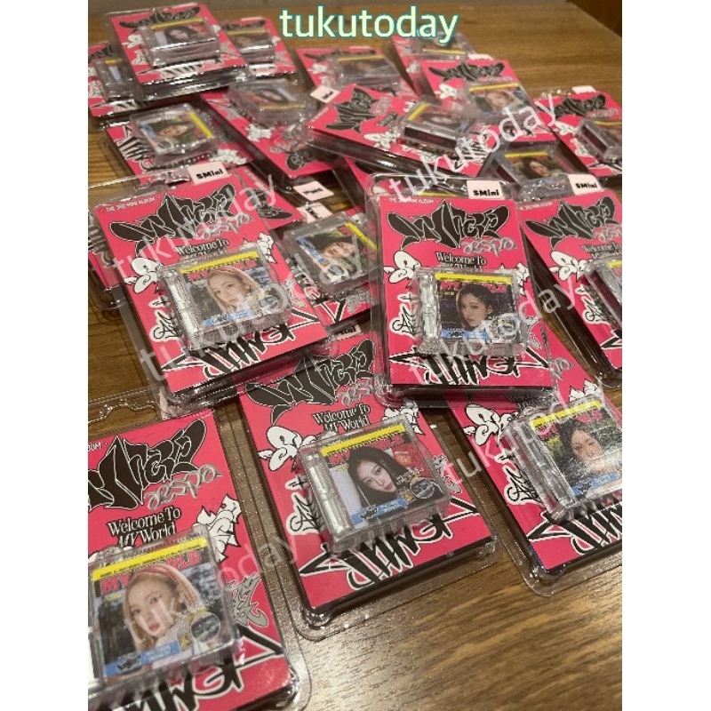 [READY STOCK] SMini aespa MY WORLD Album Karina Giselle Winter Ningning