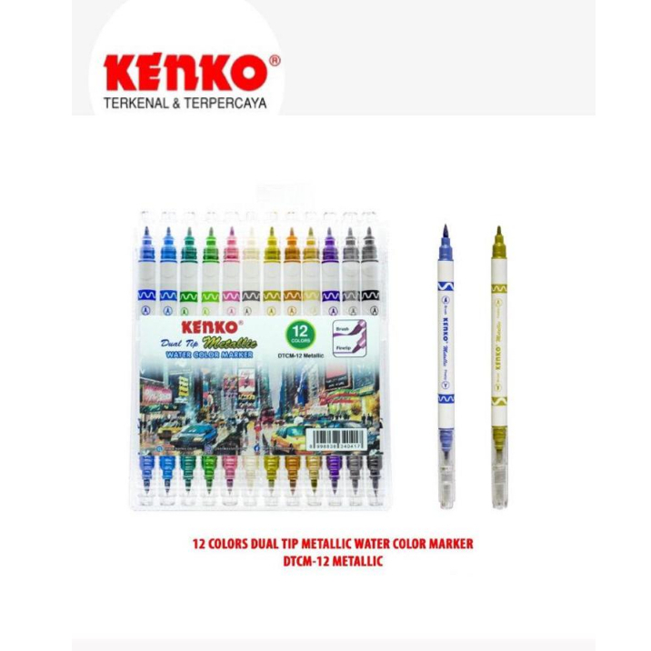 

KENKO DUAL TIP METALLIC DTCM-12 ( WATER COLOR MARKER )