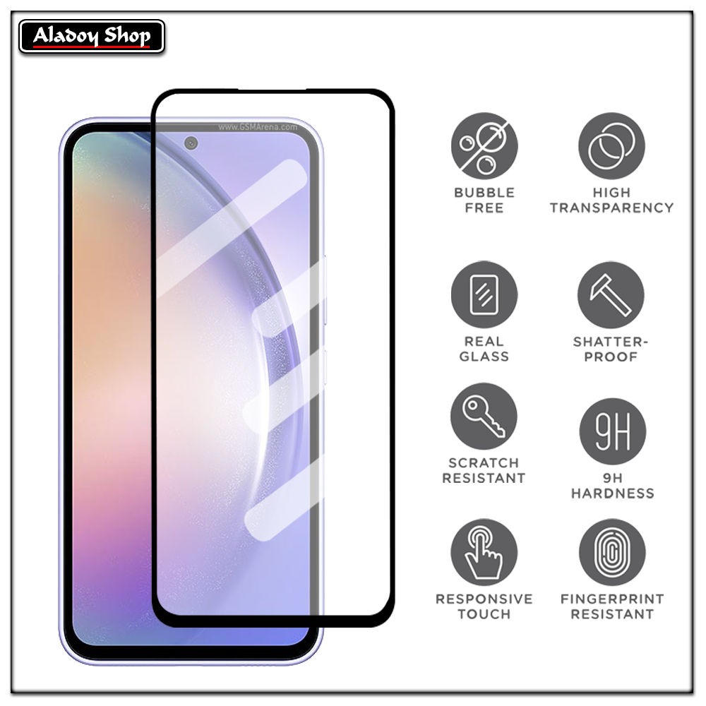 PAKET 3 IN 1 Tempered Glass Layar Samsung A54 5g Free Tempered Glass Camera dan Skin Carbon