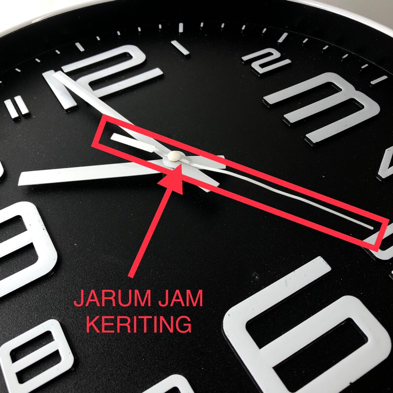 [OBRAL RIJEK] Jam Dinding Bulat Quartz Creative Design Modern - H6588