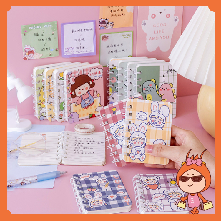 

Reseller Welcome - B5865 Buku Catatan Kecil Notebook Ring Motif Lucu / Notebook Ring Motif / Buku Catatan Ring / Buku Mini Catatan Lucu