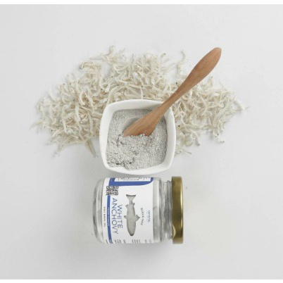Crystal of the Sea - (20/80GR) BPOM Certified White Anchovy Powder / Bubuk Ikan Teri Nasi / Whitebait
