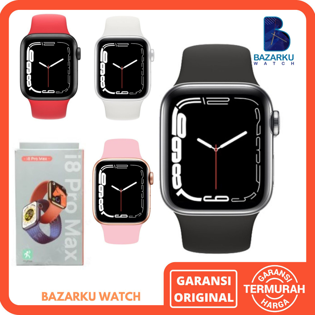 Smartwatch i8 Pro Max Smart Watch Jam Tangan Sport Fitness Tracker Smartwatch Pria Smartwatch Wanita