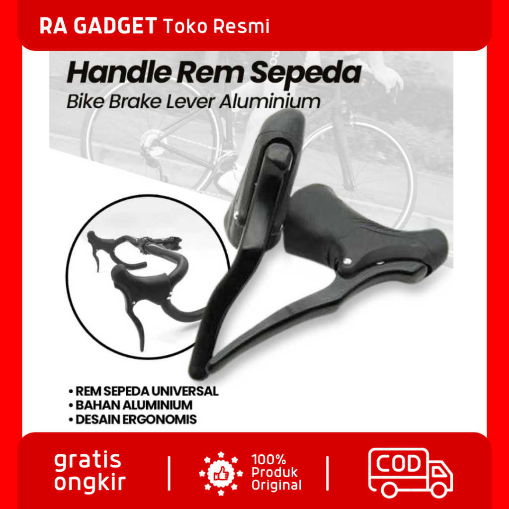 Handle Rem Stang Sepeda Bike Brake Lever Aluminium 22.2 - 23.8mm CBL / Handle Hendel Brake Rem Seped