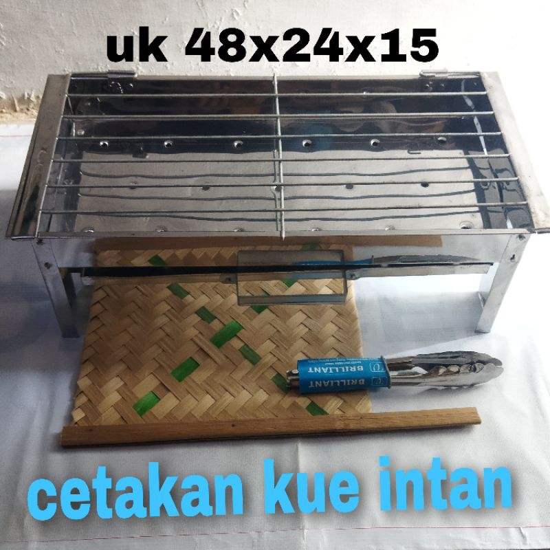 panggangan Arang/Bakaran sate ayam sate ikan bahan stainless