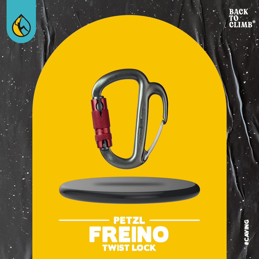 Carabiner Freino Petzl Twist Lock Rescue climbing safety industry