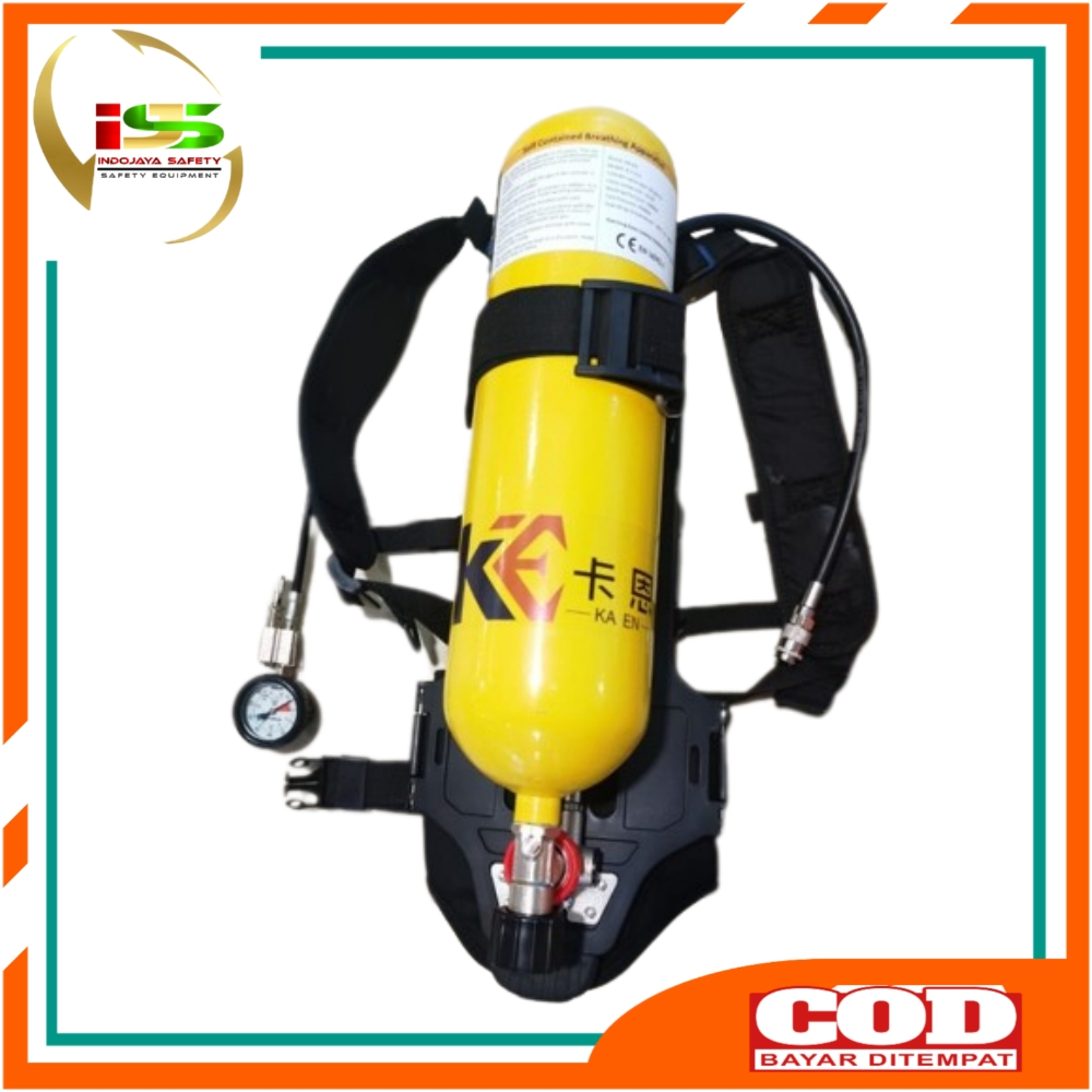 SCBA Self Contained Breathing Aparatus Kaen 6 Liter Steel Cylinder