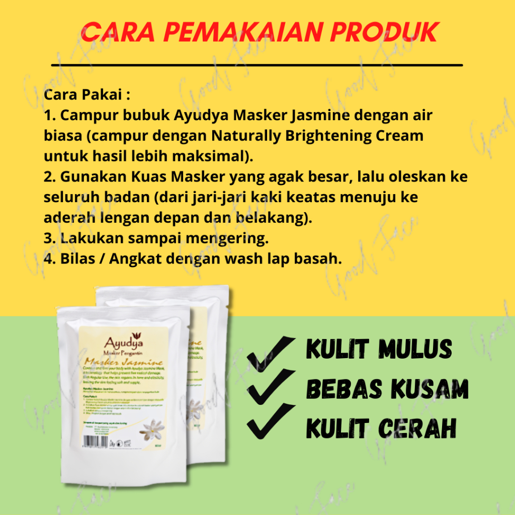 Ayudya Masker Pengantin Jasmine 100gr