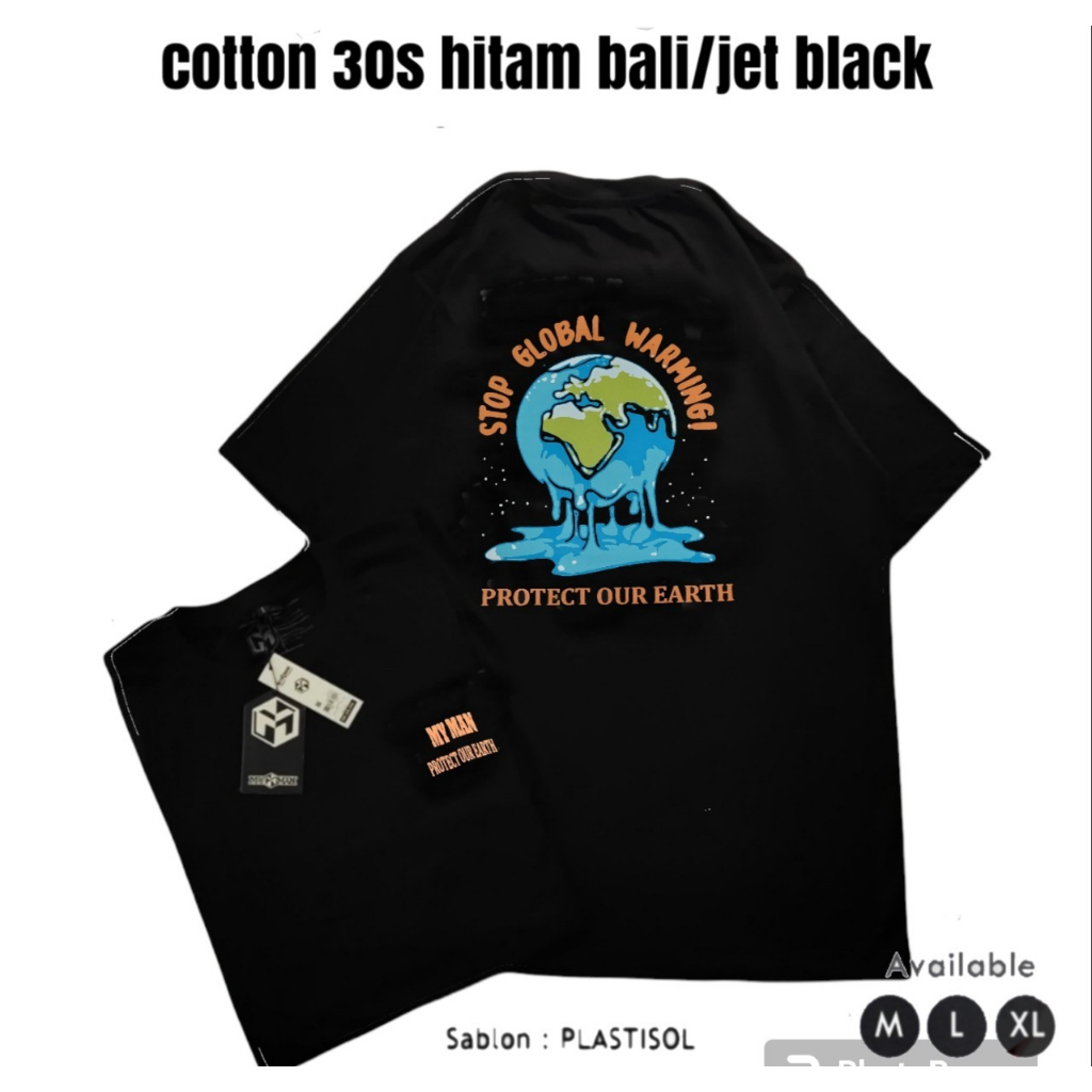 My Man kaos polos lengan pendek cotton combed 30s kaos distro pria murah kaos oblong distro atasan pendek kaos distro pria wanita kaos lengan pendek kaos murah oblong distro kaos pendek pria Hitam  seri MMKO105