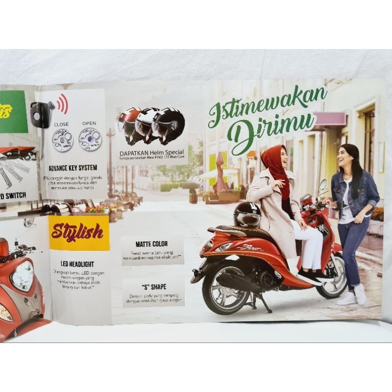 Brosur Motor YAMAHA NEW FINO 125 ORI