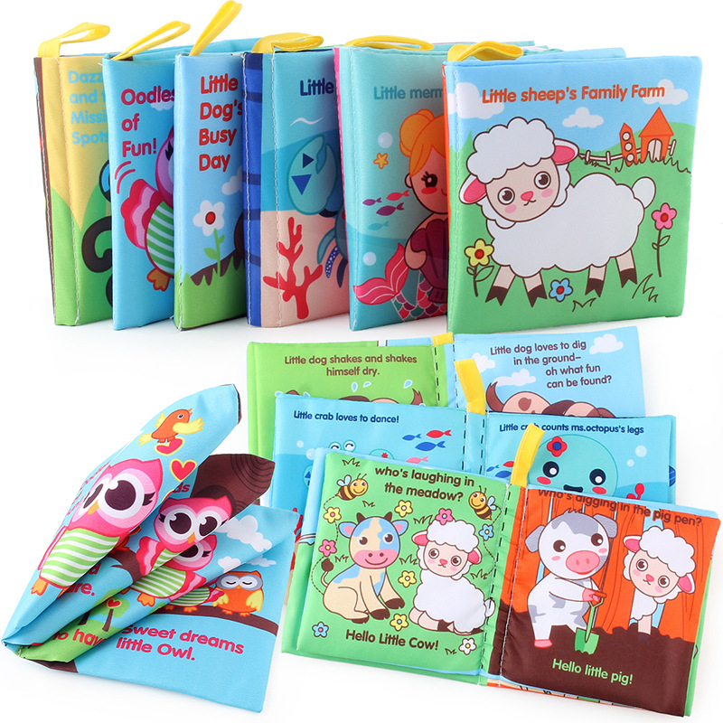 Mae Salong Fabric Book / Buku Kain Bayi / Early Education Enlightening Education / Buku Cerita Bayi