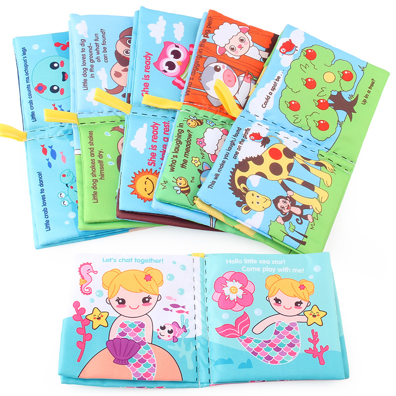 Mae Salong Fabric Book / Buku Kain Bayi / Early Education Enlightening Education / Buku Cerita Bayi