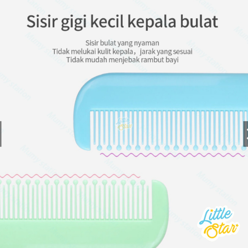 Sisir Bayi Anak Untuk Perawatan Rambut Newborn Baby Comb Lembut