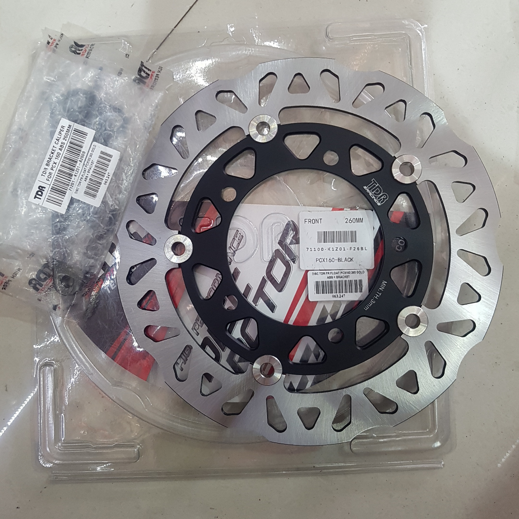 DISC TDR FLOATING FRONT PCX ABS 260MM + BRACKET